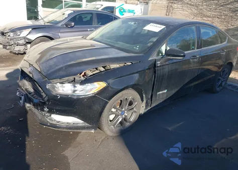 2018 Ford Fusion Hybrid Se из США, поврежденный, VIN 3FA6P0LUXJR128080